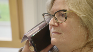 Nurse on the phone