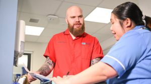 Cathal Bradley, who was an award winner in the RCN NI Nurse of the year awards