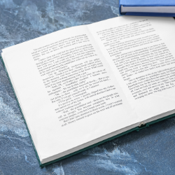 an open book