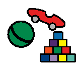 Cartoon Of Playing With Toys