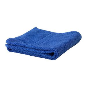 blue towel