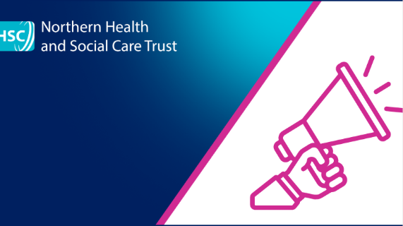 Northern Trust logo and loud speaker icon.