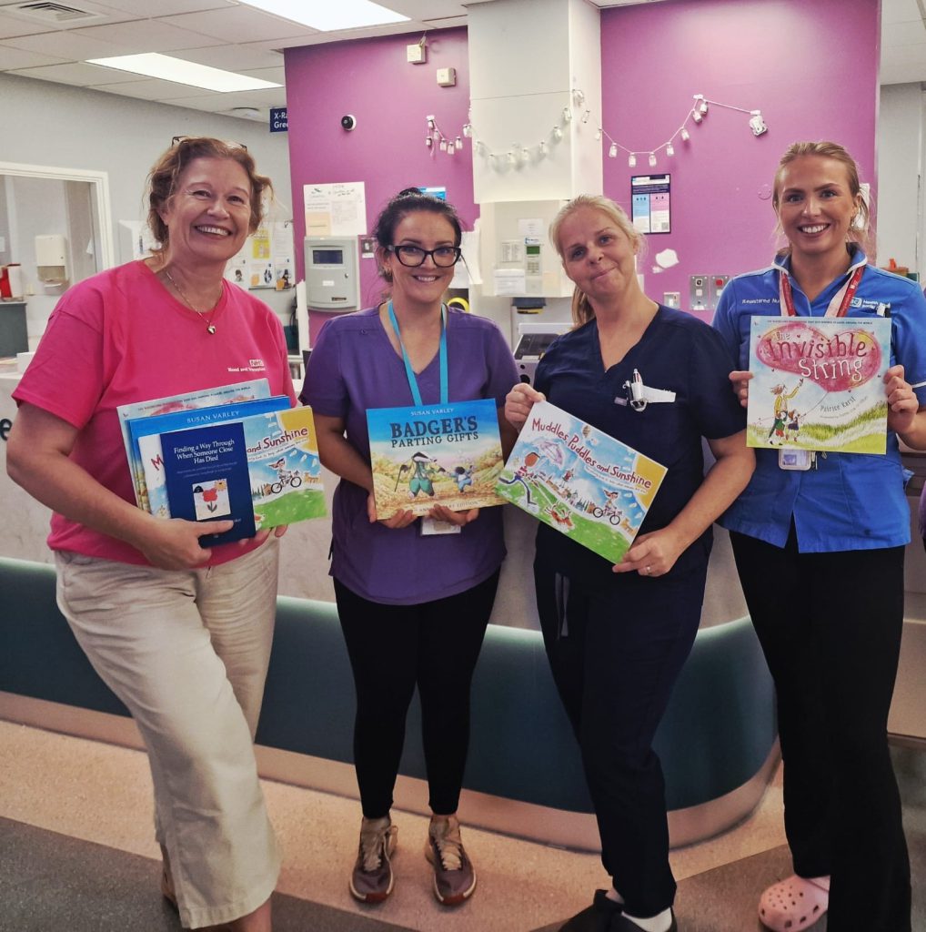 Organ Donation Specialist Nurse Jacqueline Heasley pictured with colleagues from Causeway Hospital’s Emergency Department, Niamh Mullan, Carmel Alexander (Deputy Clinical Sister) and Caoimhe Larsen (Staff Nurse).
