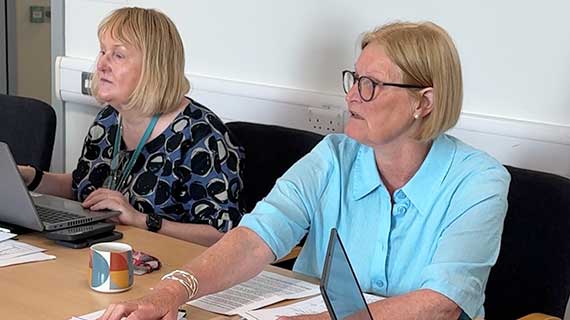 Suzanne Pullins, Chief Executive (Interim) and Anne O'Reilly, Chair of the Northern Trust.